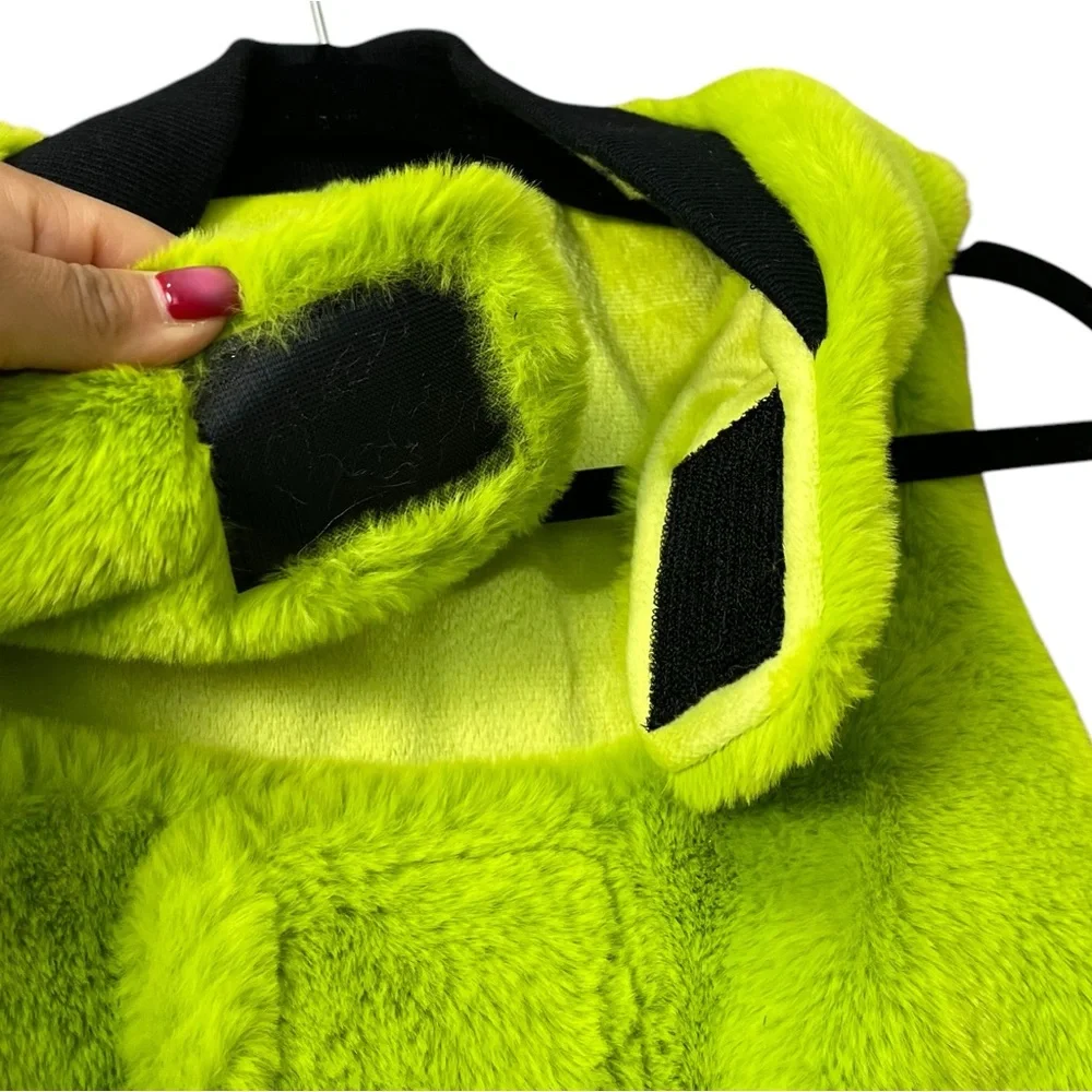 NEW Apparis Faux Fur Green Dog‎ Vest Large